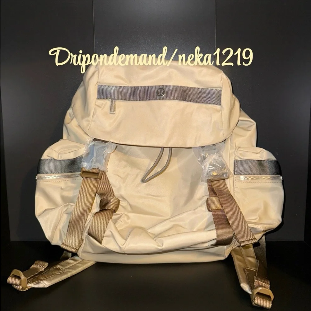 Lululemon Wunderlust Backpack Mini 14L- Trench/Allspice/Grey Sage